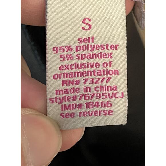 Candie's Leggings Womens Small Black Stretch Pull On Elastic Waist Poly Spandex - Picture 7 of 8